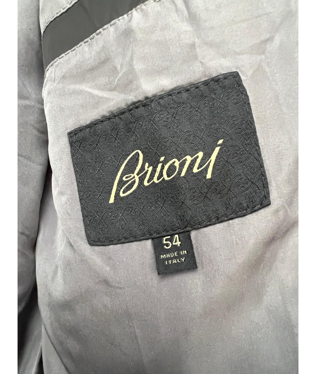 BRIONI Черная полиэстеровая куртка, фото 4