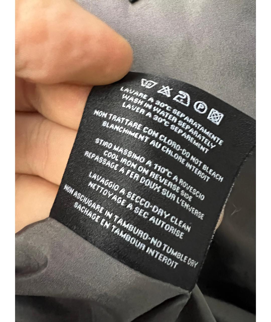 BRIONI Черная полиэстеровая куртка, фото 6