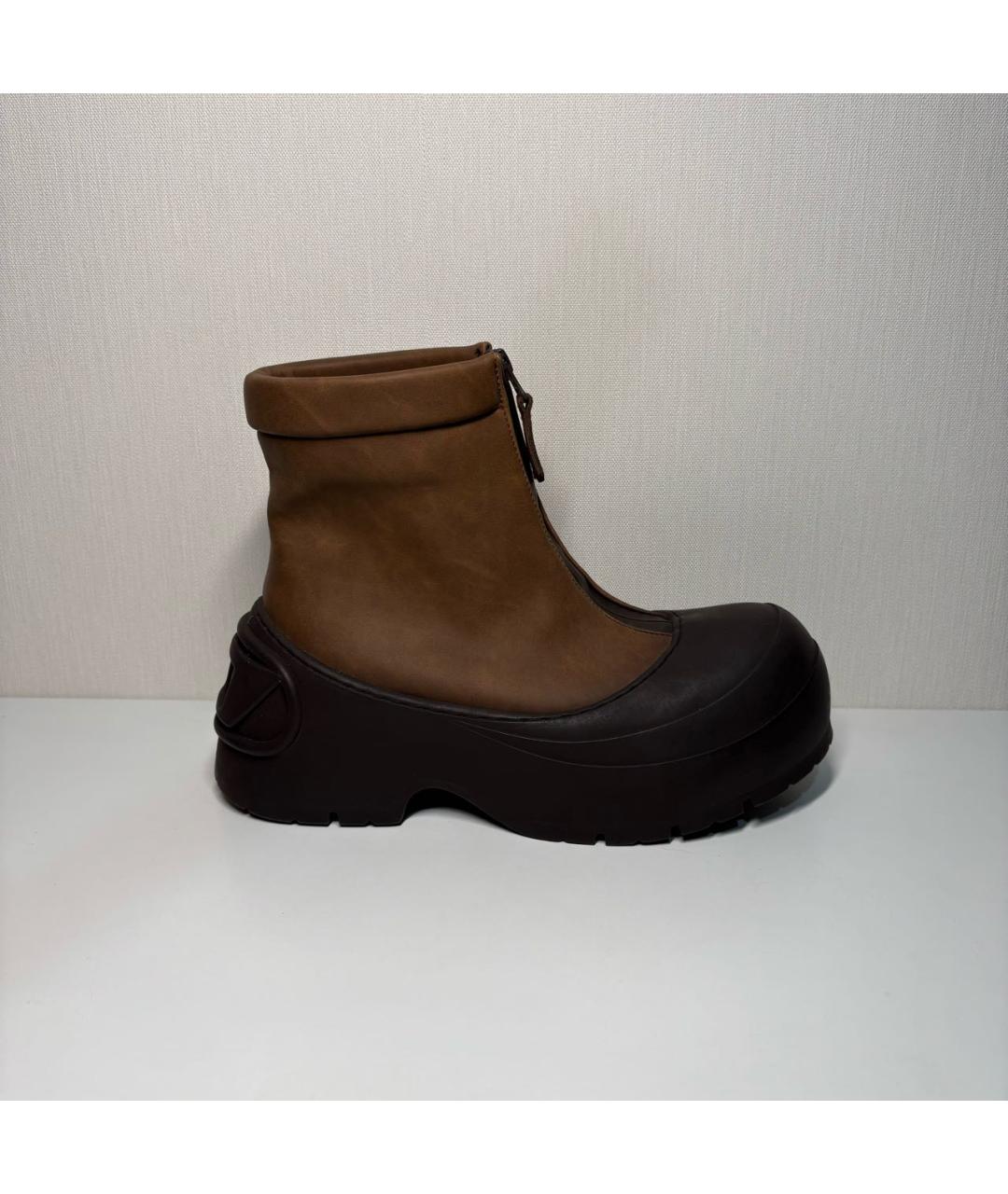 DIESEL Коричневые высокие ботинки, фото 9