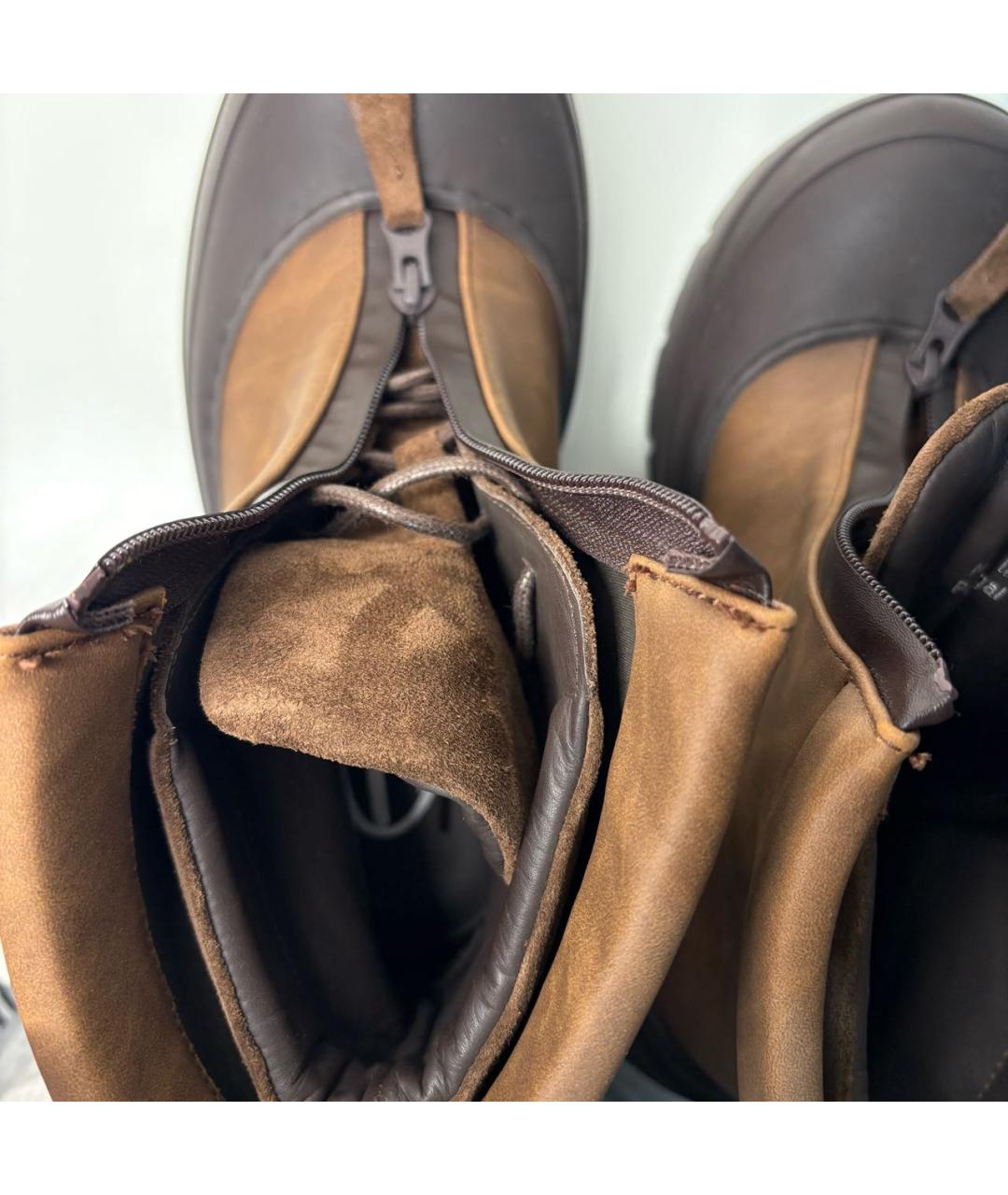 DIESEL Коричневые высокие ботинки, фото 8