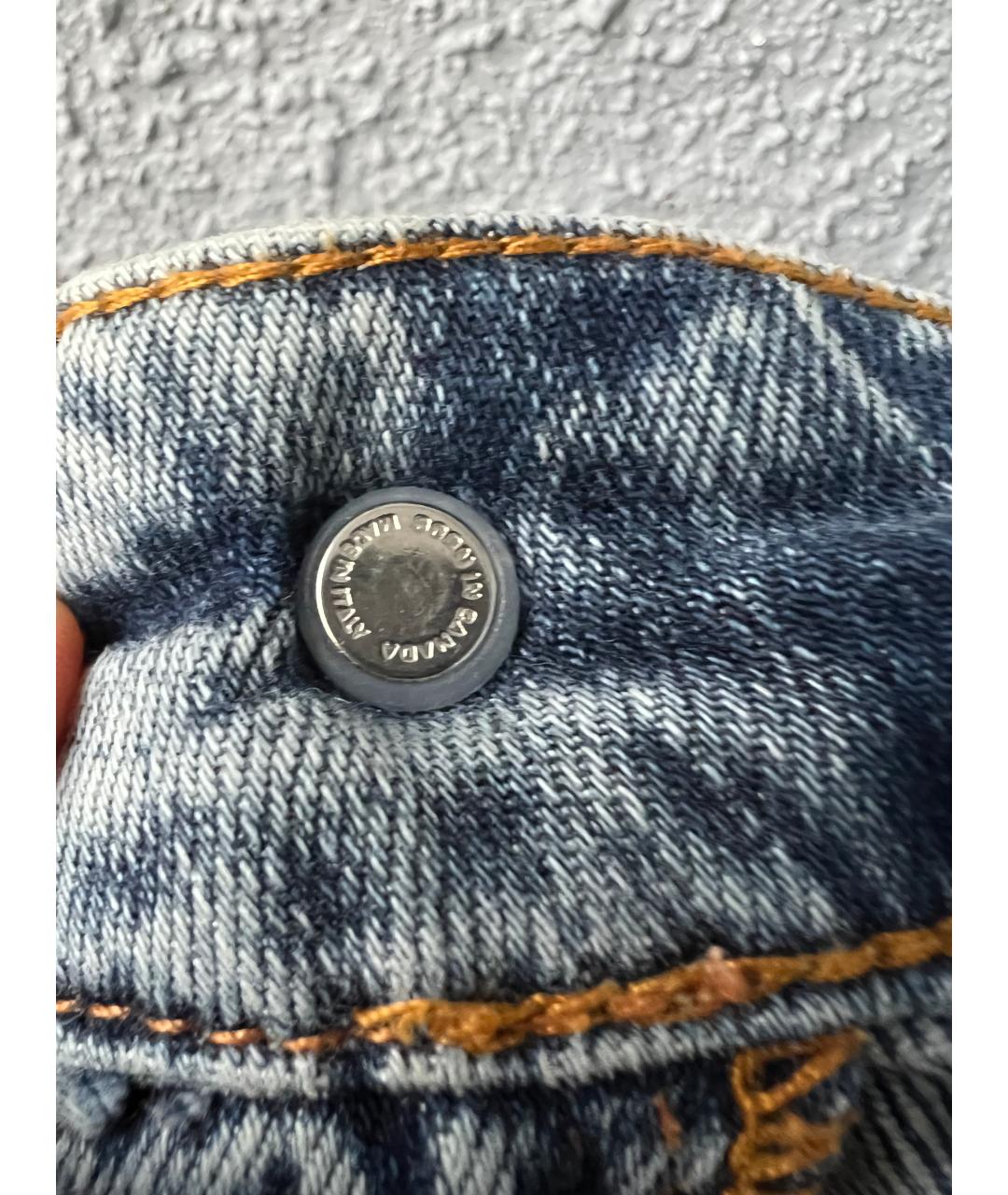 DSQUARED2 Голубые хлопковые шорты, фото 5