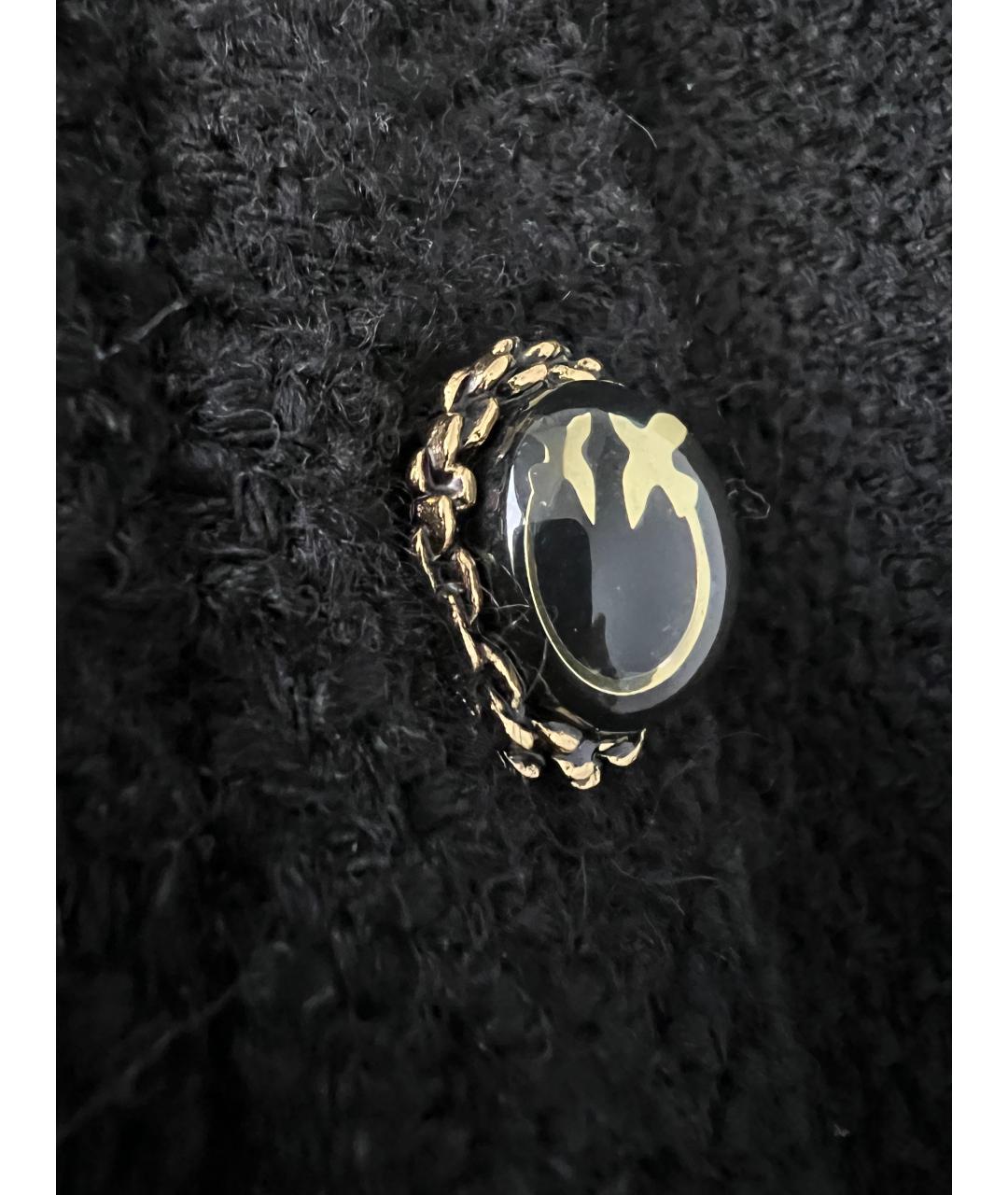 PINKO Черная хлопковая юбка миди, фото 2