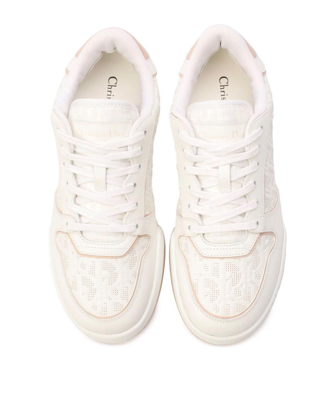 CHRISTIAN DIOR Белые кожаные кроссовки, фото 3