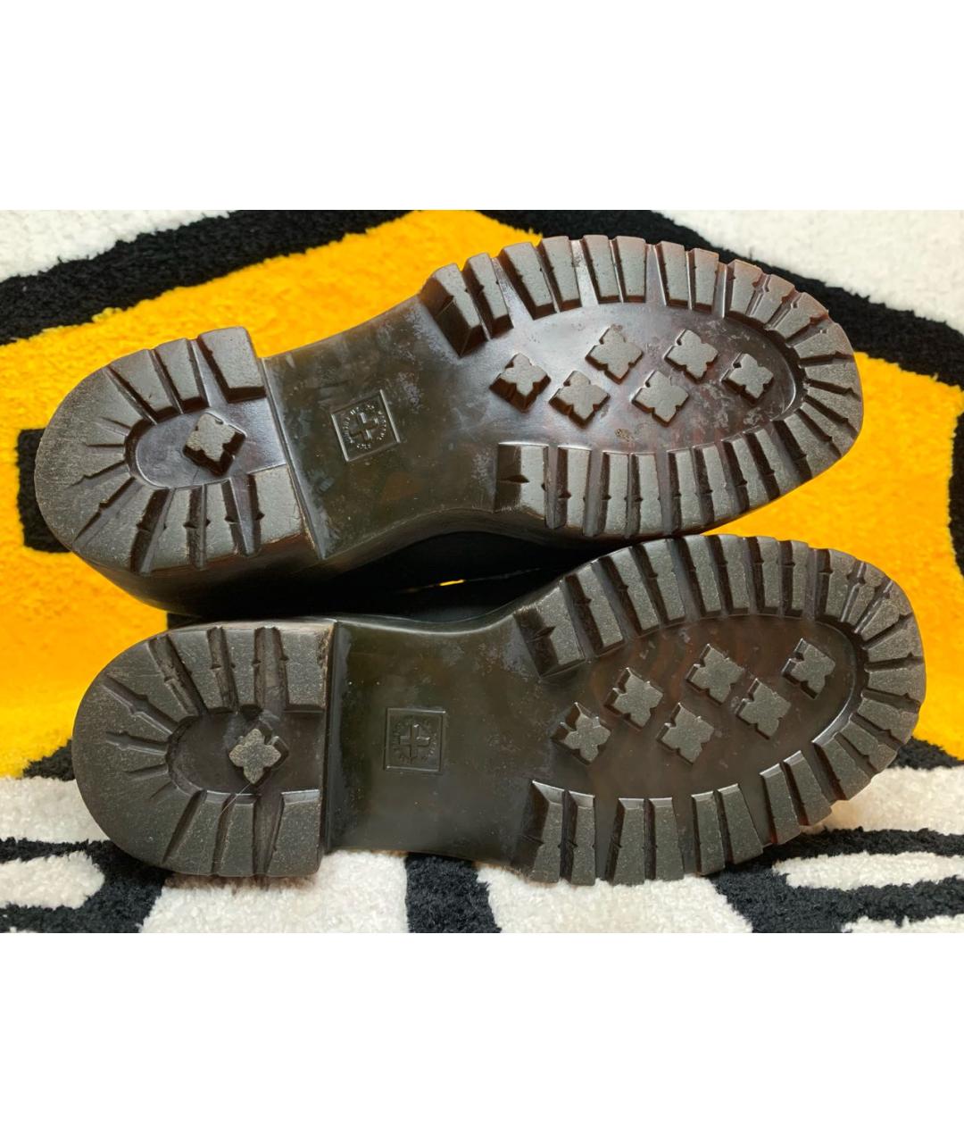 DR. MARTENS Черные кожаные ботинки, фото 8