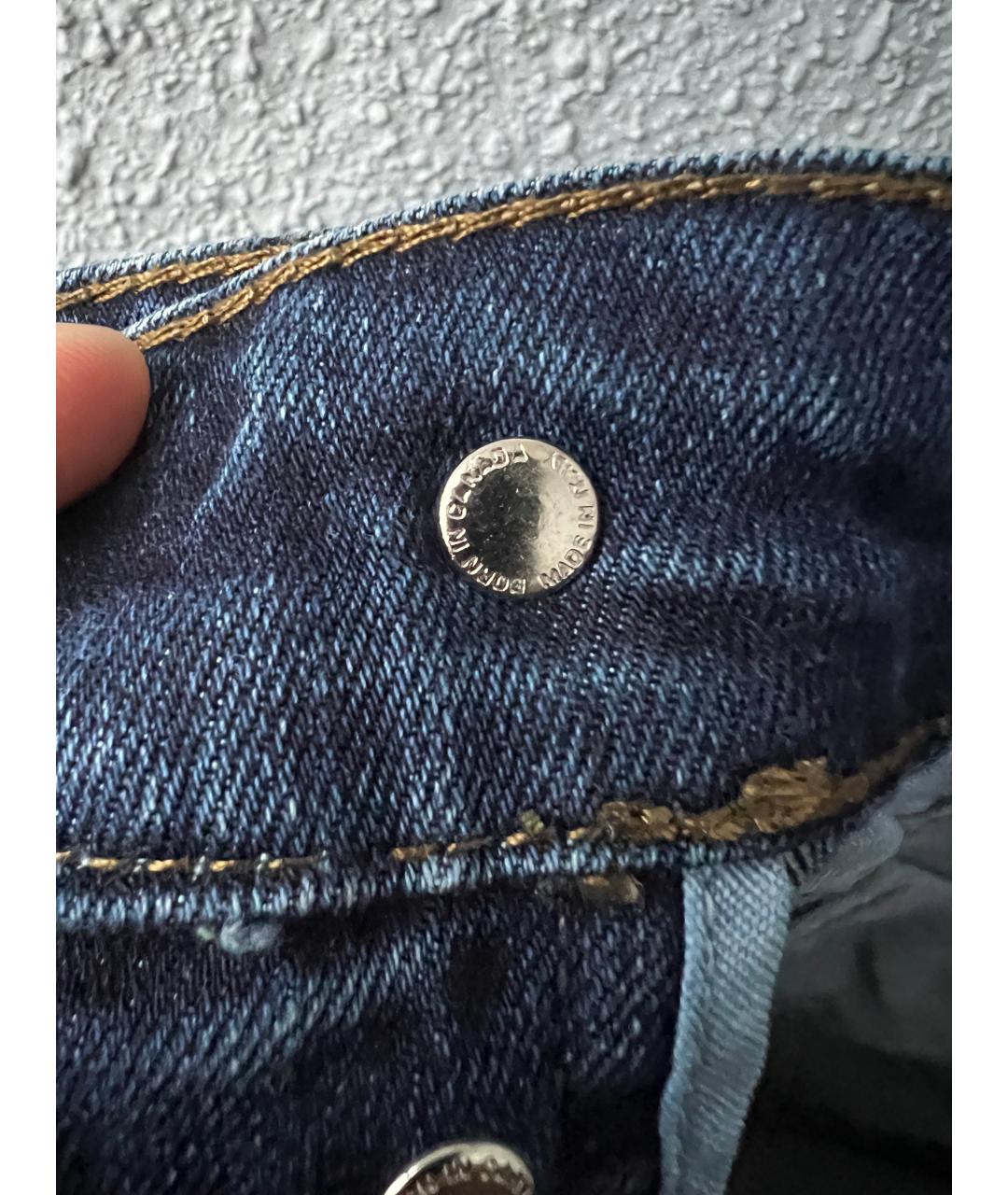 DSQUARED2 Темно-синие прямые джинсы, фото 8