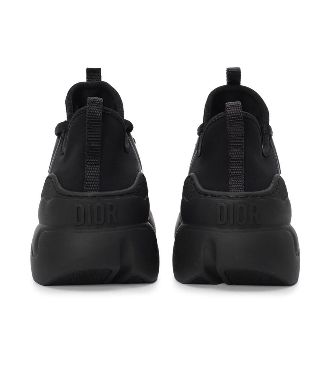 CHRISTIAN DIOR Черные неопреновые кроссовки, фото 4