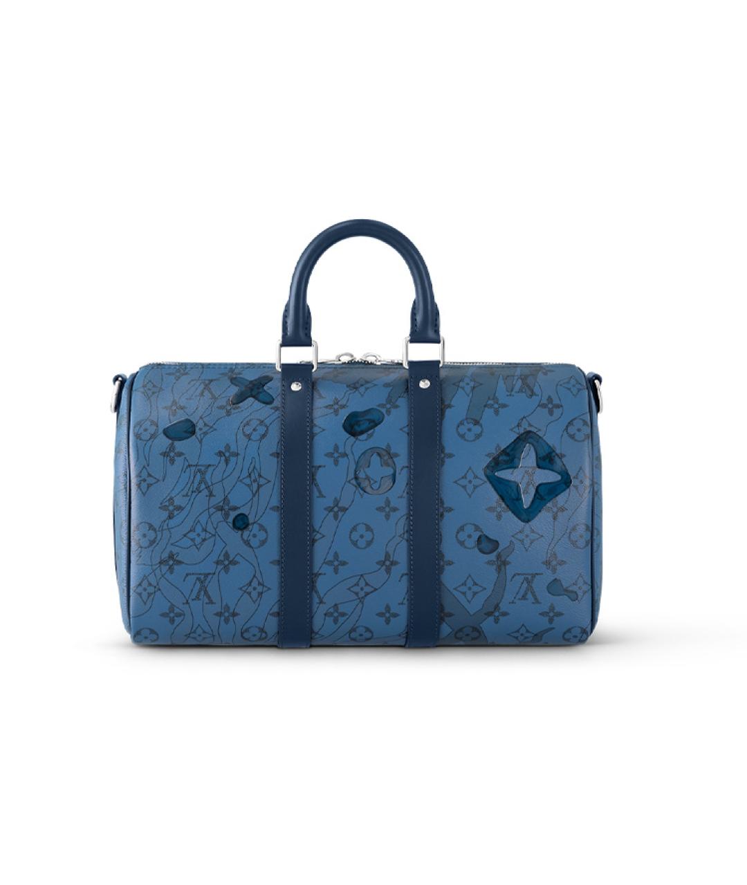 LOUIS VUITTON Синяя сумка через плечо, фото 3