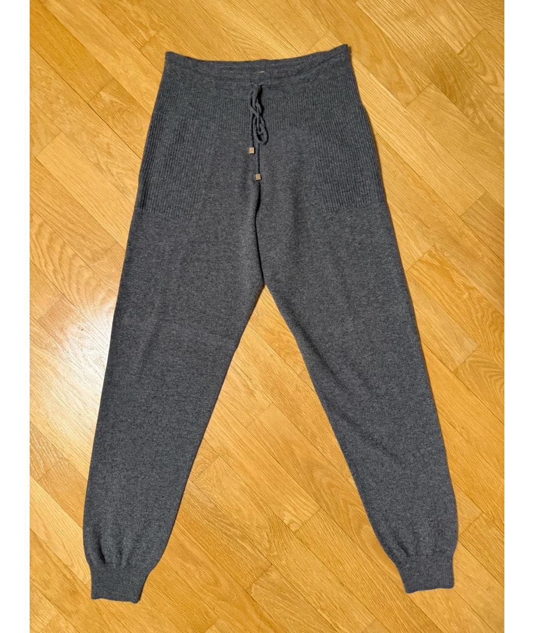 FALCONERI Антрацитовые кашемировые брюки узкие, фото 7