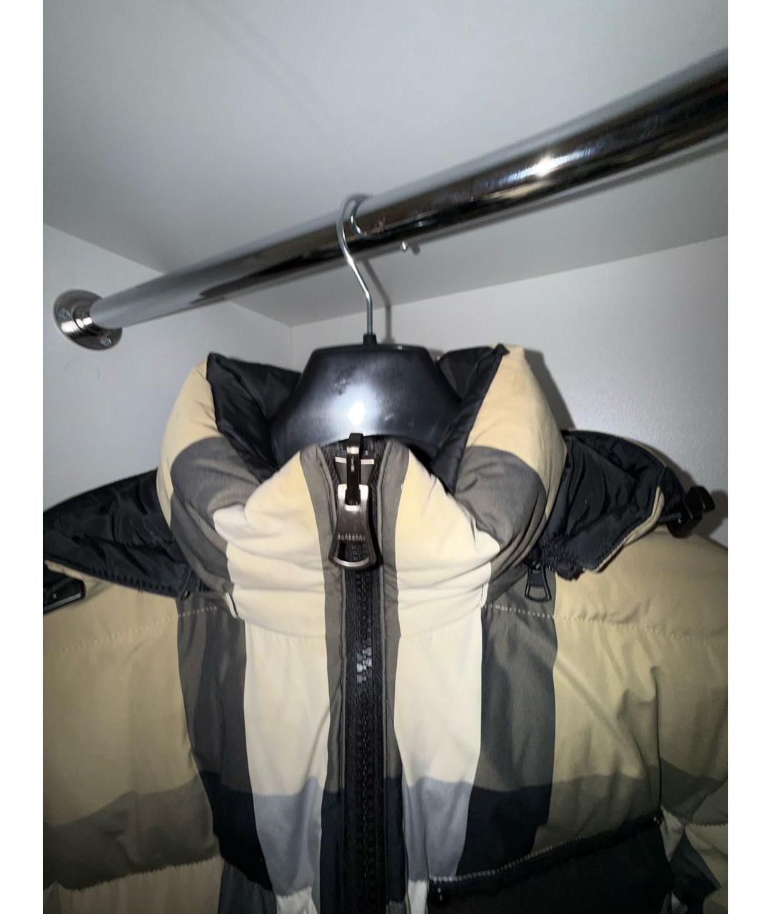 BURBERRY Бежевый полиэстеровый пуховик, фото 4