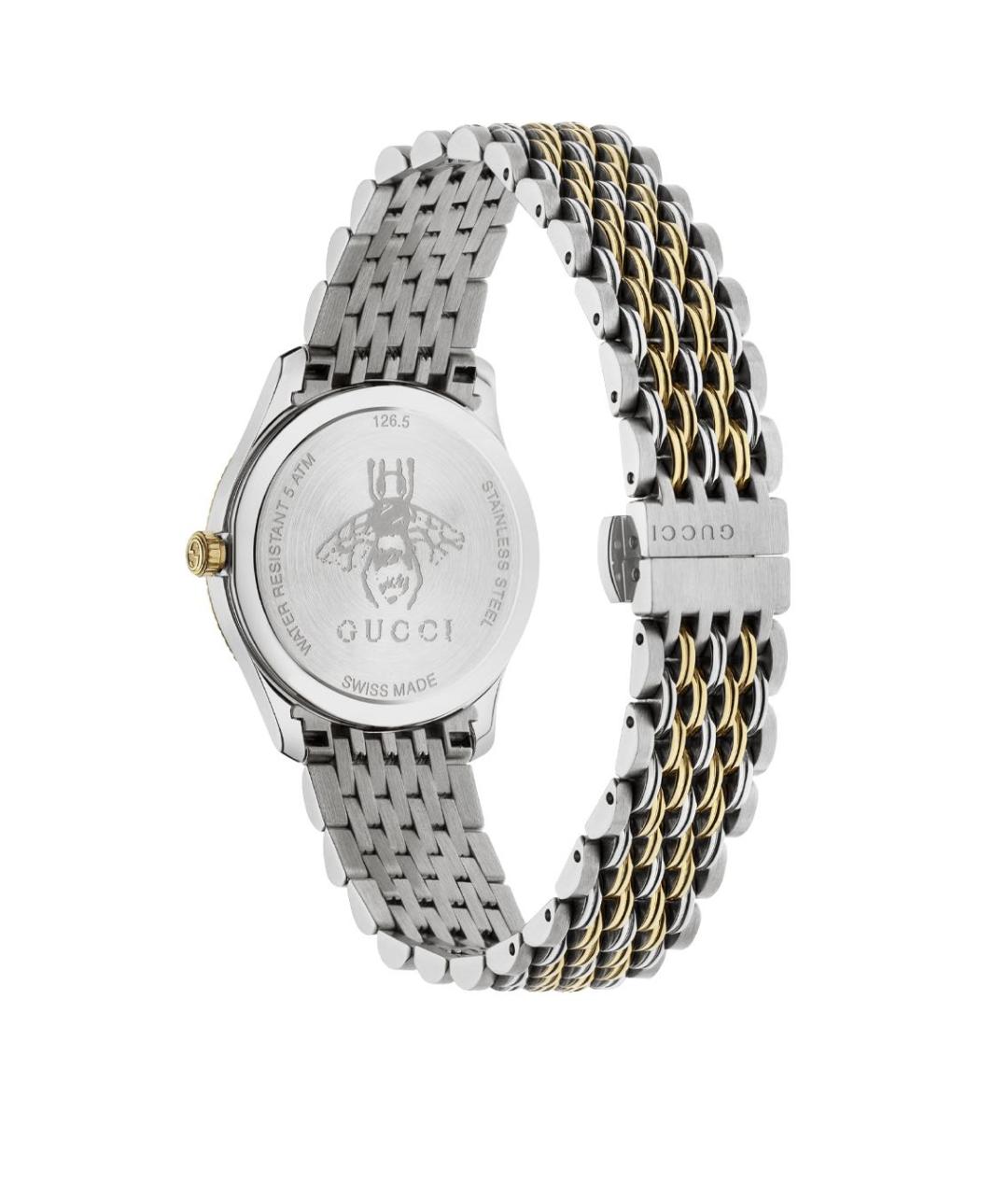 GUCCI Розовые металлические часы, фото 2