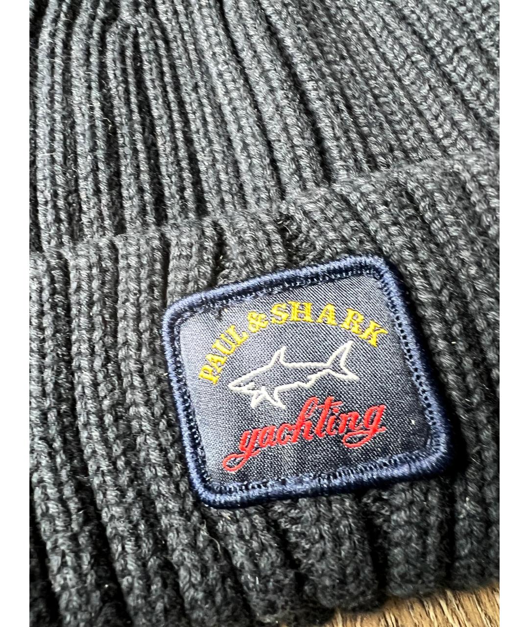 PAUL & SHARK Темно-синяя шапка, фото 2