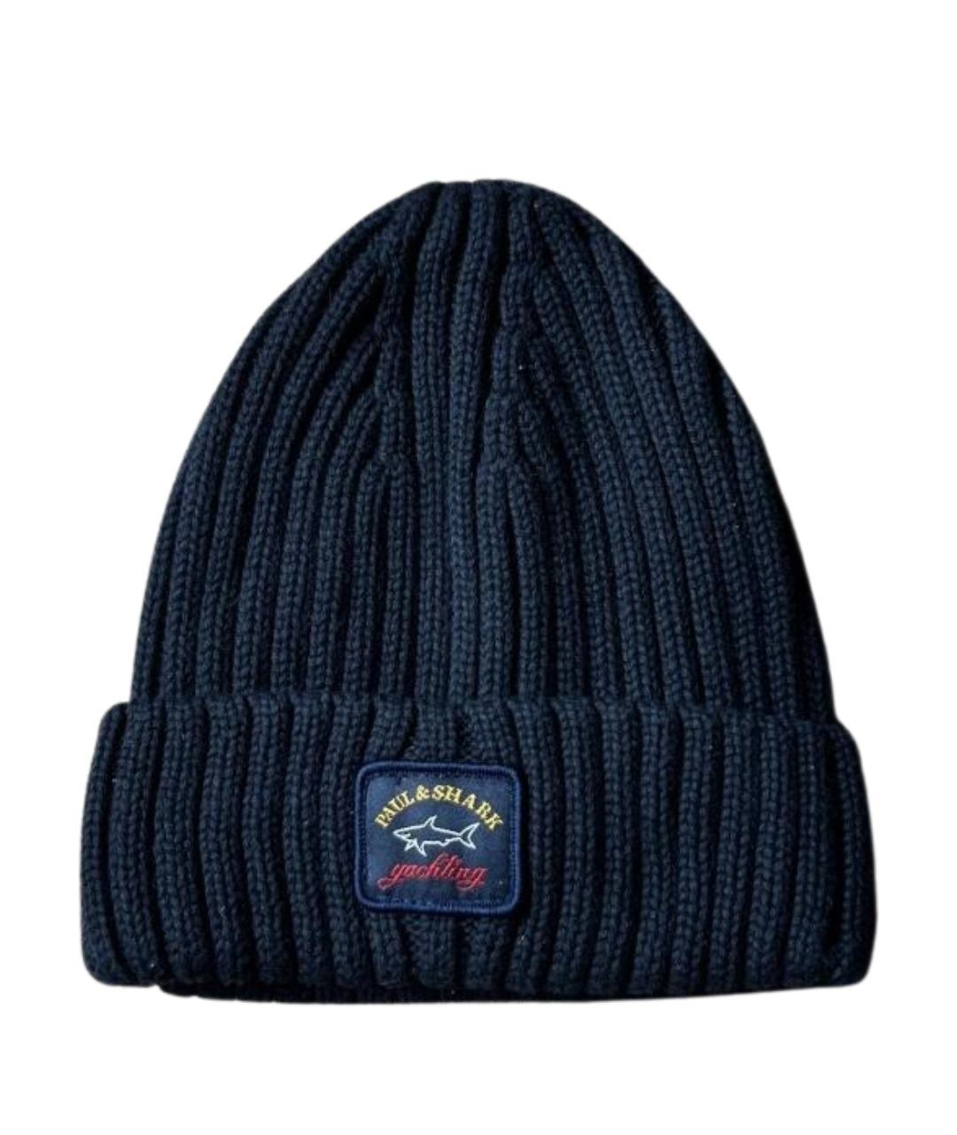 PAUL & SHARK Темно-синяя шапка, фото 1