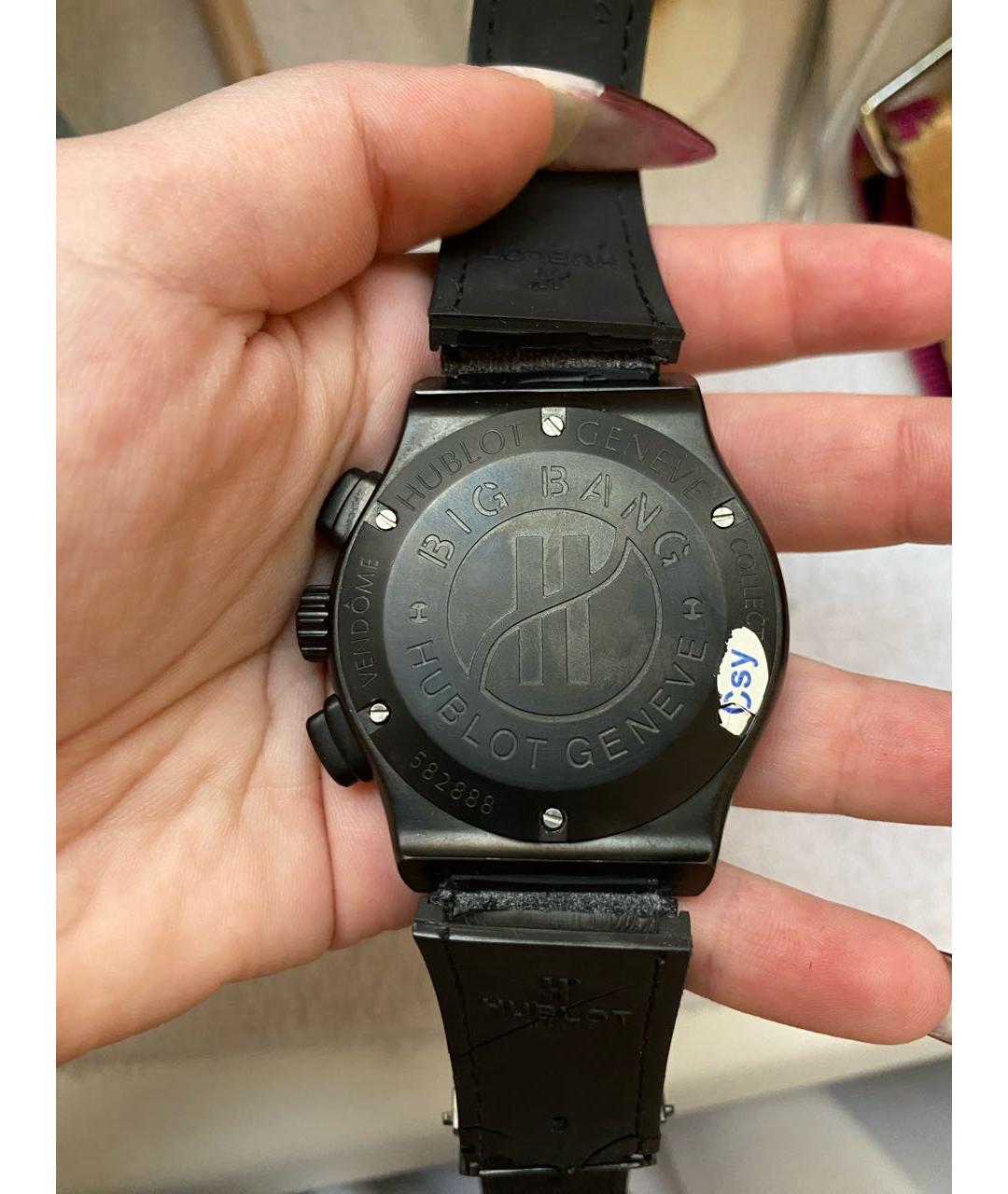 HUBLOT Черные часы, фото 2