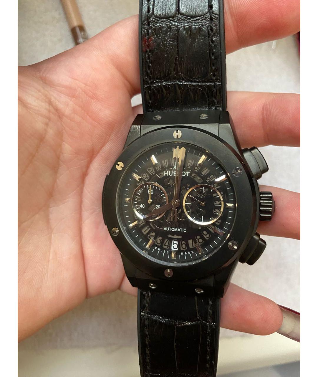 HUBLOT Черные часы, фото 4