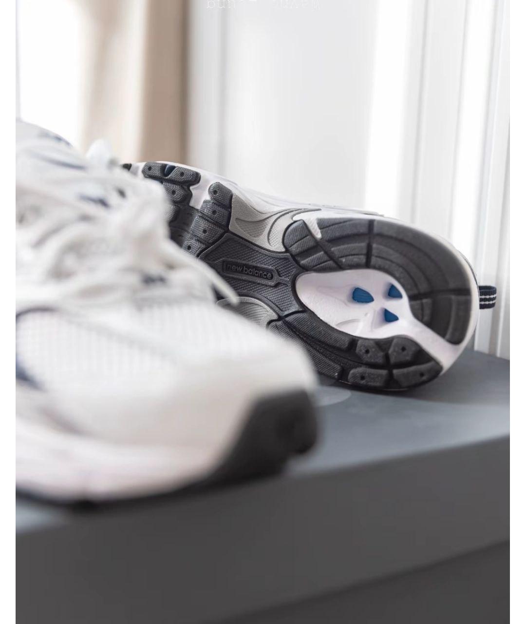 NEW BALANCE Белые текстильные низкие кроссовки / кеды, фото 6