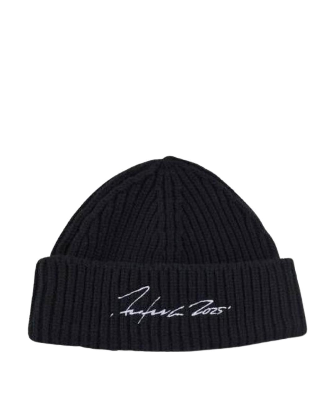 KENZO Черная шерстяная шапка, фото 2