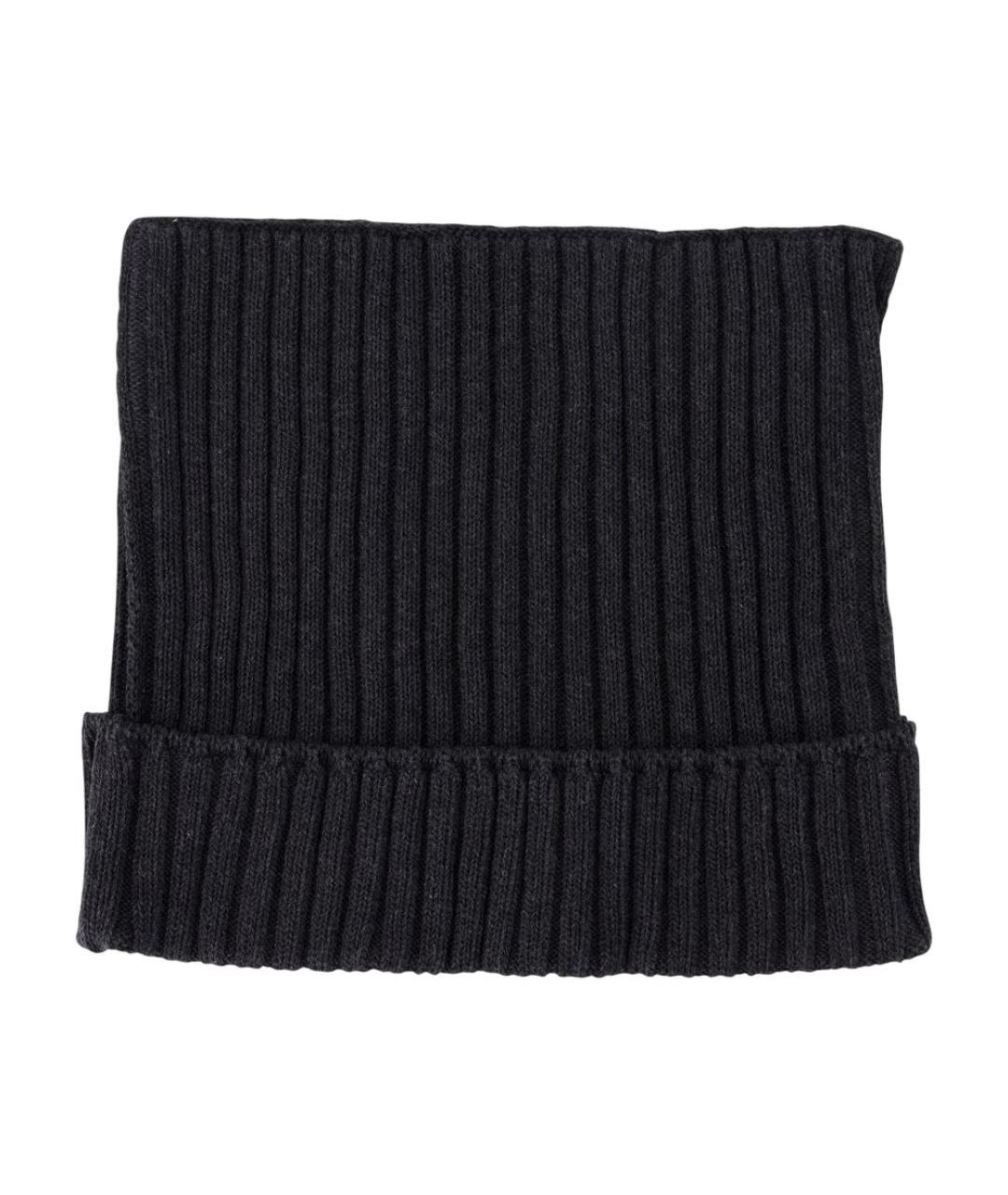 ACNE STUDIOS Серая хлопковая шапка, фото 2