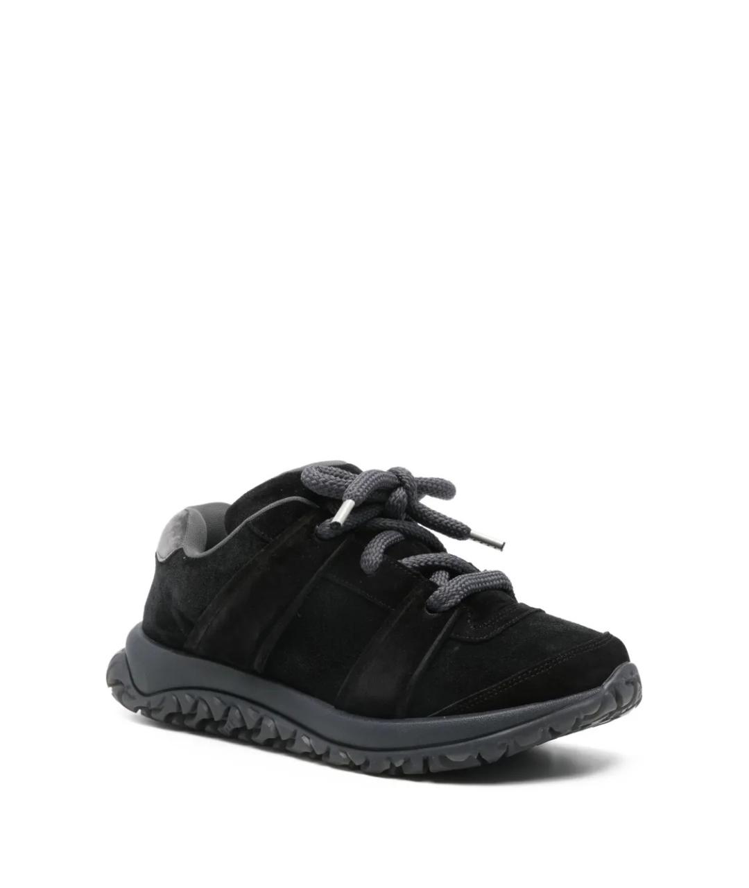 BIRKENSTOCK Черные замшевые низкие кроссовки / кеды, фото 2