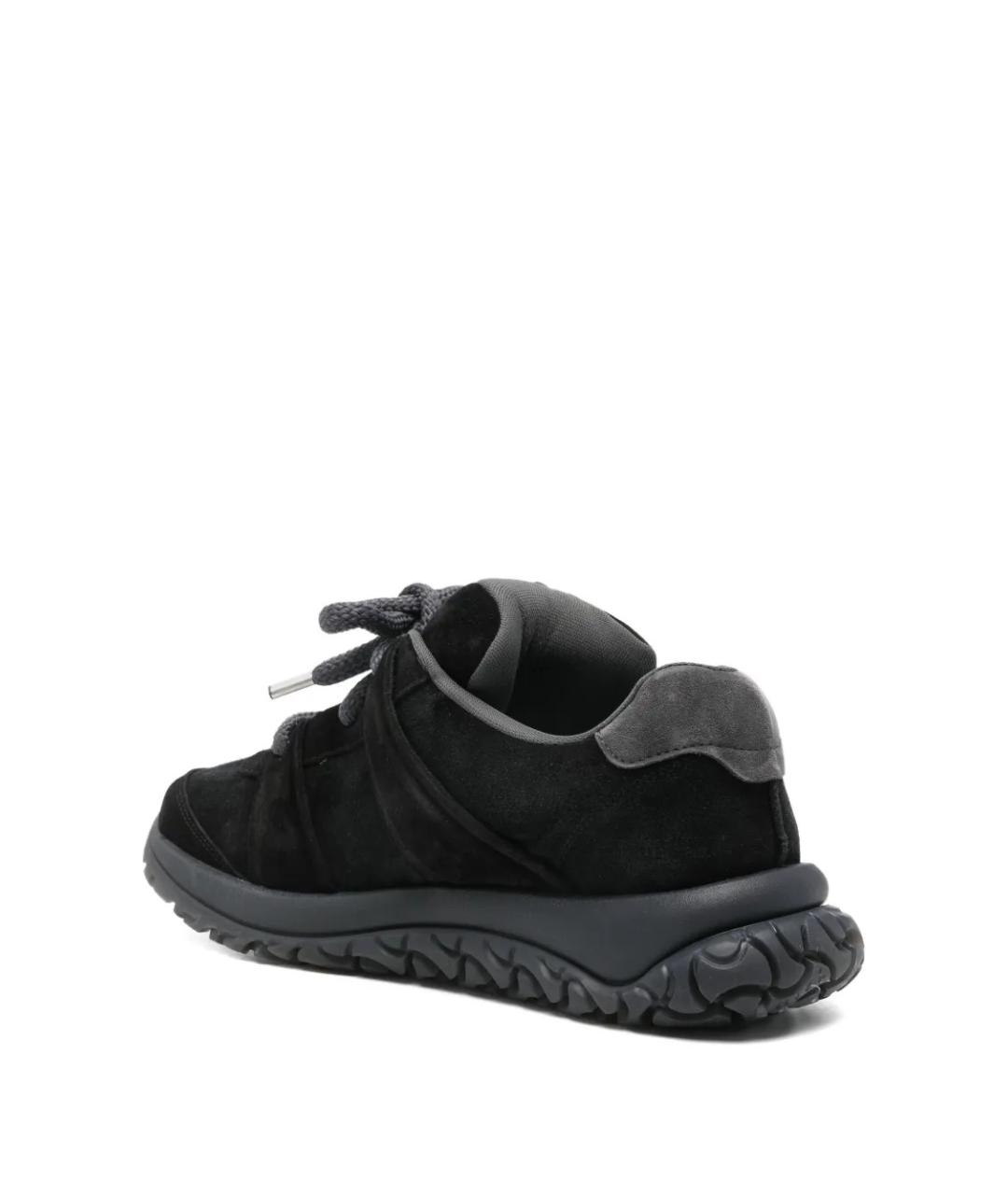 BIRKENSTOCK Черные замшевые низкие кроссовки / кеды, фото 3