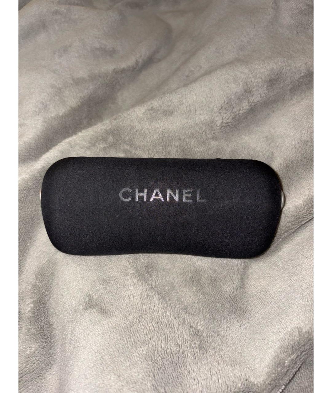 CHANEL Темно-синие металлические солнцезащитные очки, фото 8