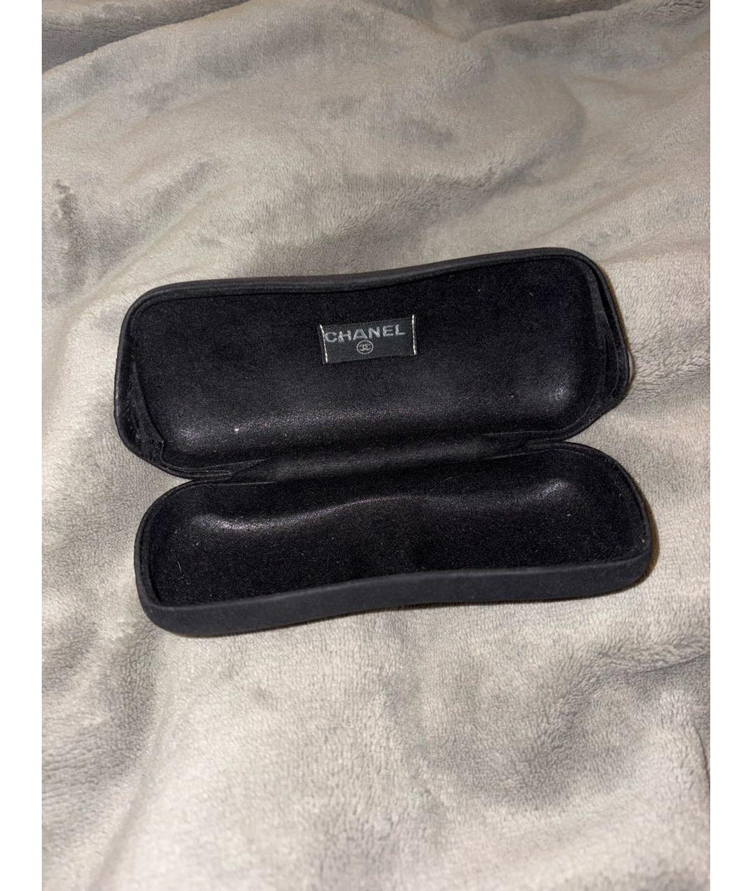 CHANEL Темно-синие металлические солнцезащитные очки, фото 7