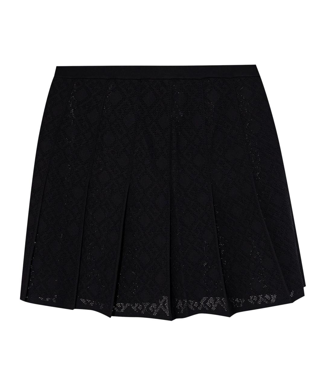 GIVENCHY Черная вискозная юбка мини, фото 1