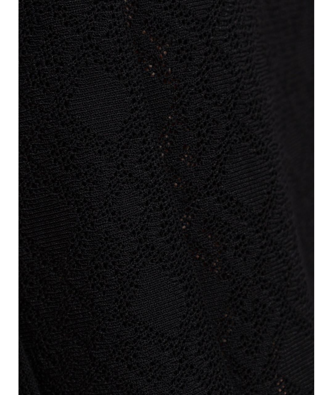 GIVENCHY Черная вискозная юбка мини, фото 5