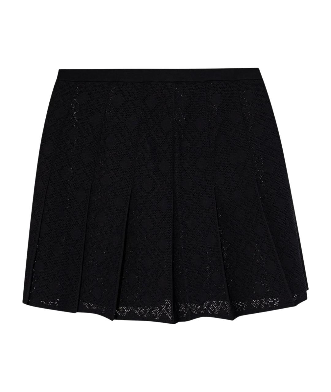 GIVENCHY Черная вискозная юбка мини, фото 1