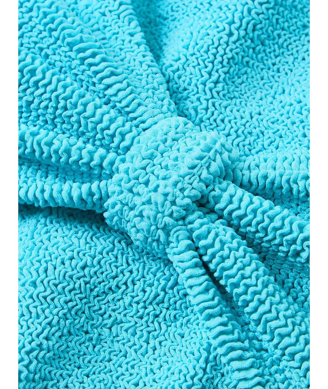 HUNZA G Бирюзовый купальник, фото 3