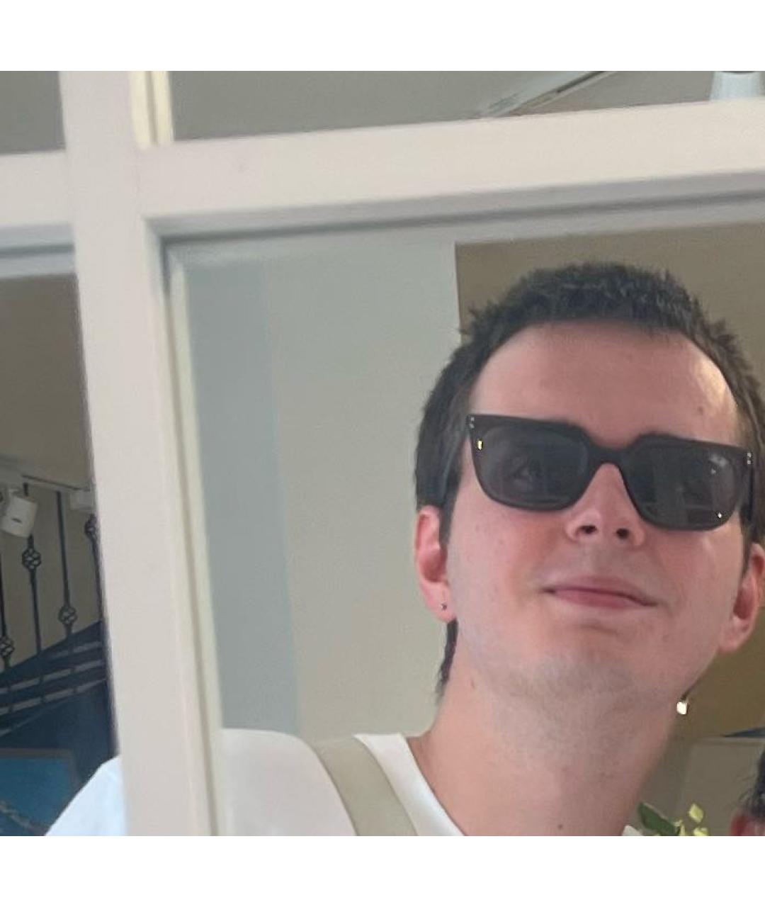 RAY BAN Антрацитовые пластиковые солнцезащитные очки, фото 6