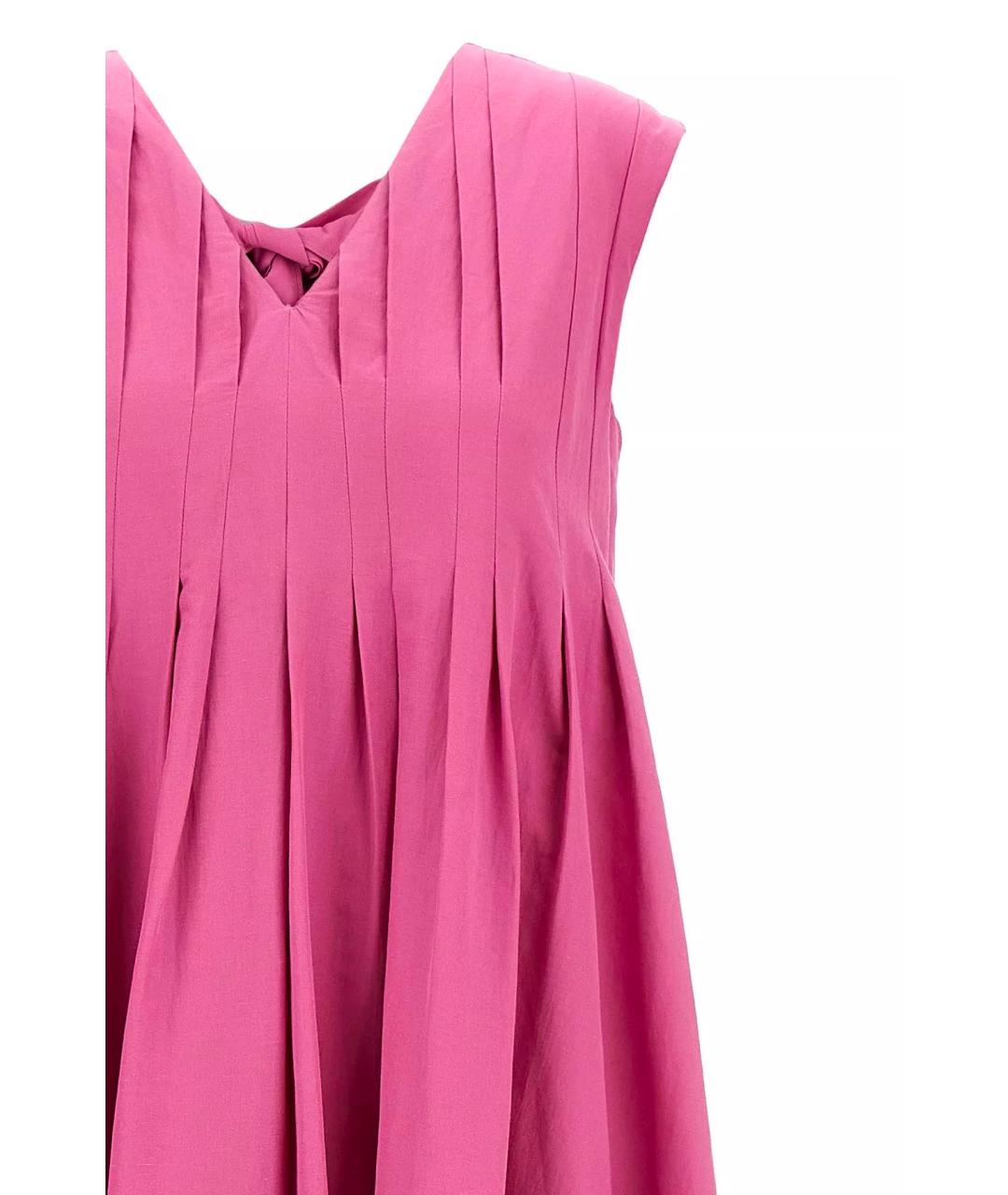 'S MAX MARA Розовое повседневное платье, фото 3