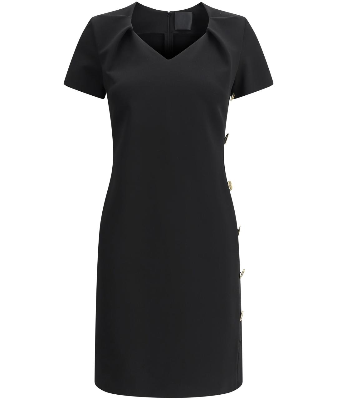 GIVENCHY Черное вискозное повседневное платье, фото 1