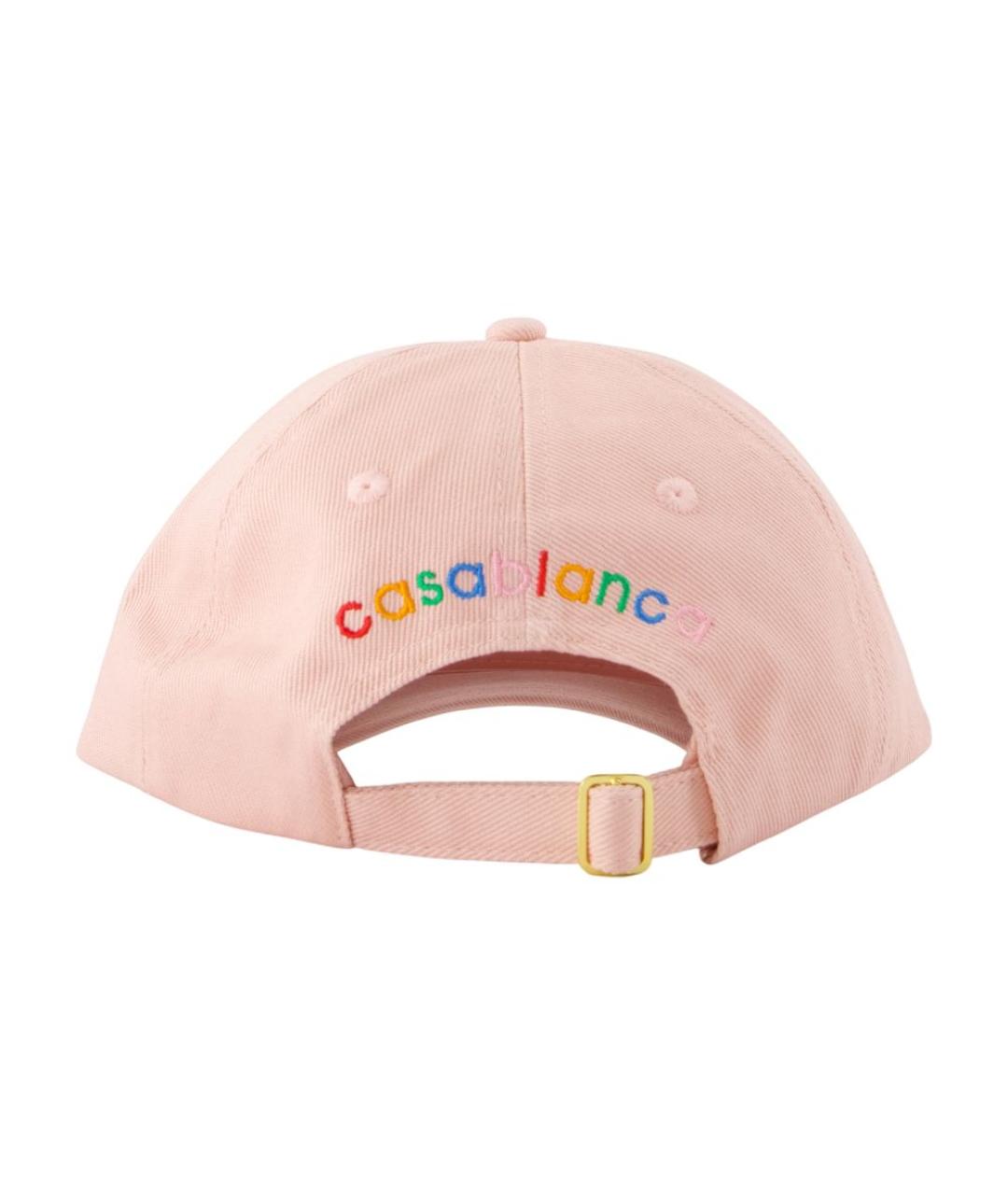 CASABLANCA Розовая хлопковая кепка, фото 2