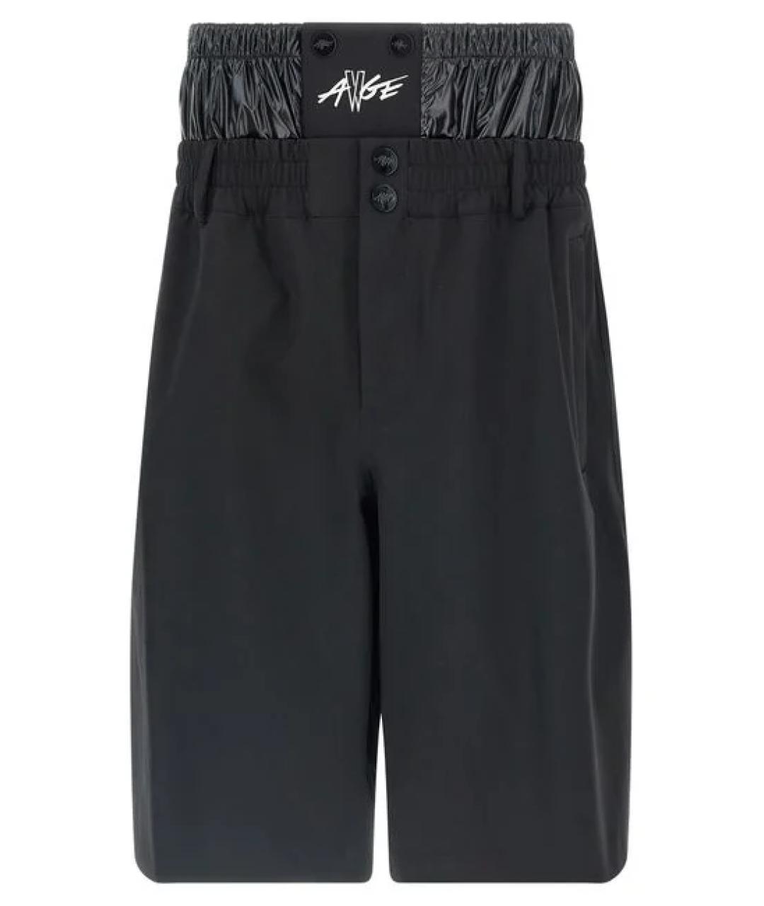 MONCLER Черные полиамидовые шорты, фото 1