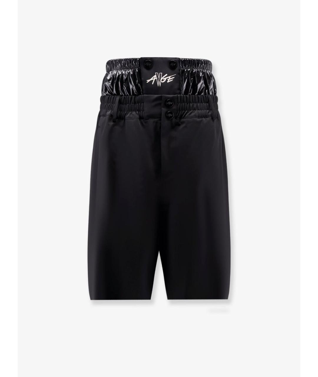 MONCLER Черные полиамидовые шорты, фото 5