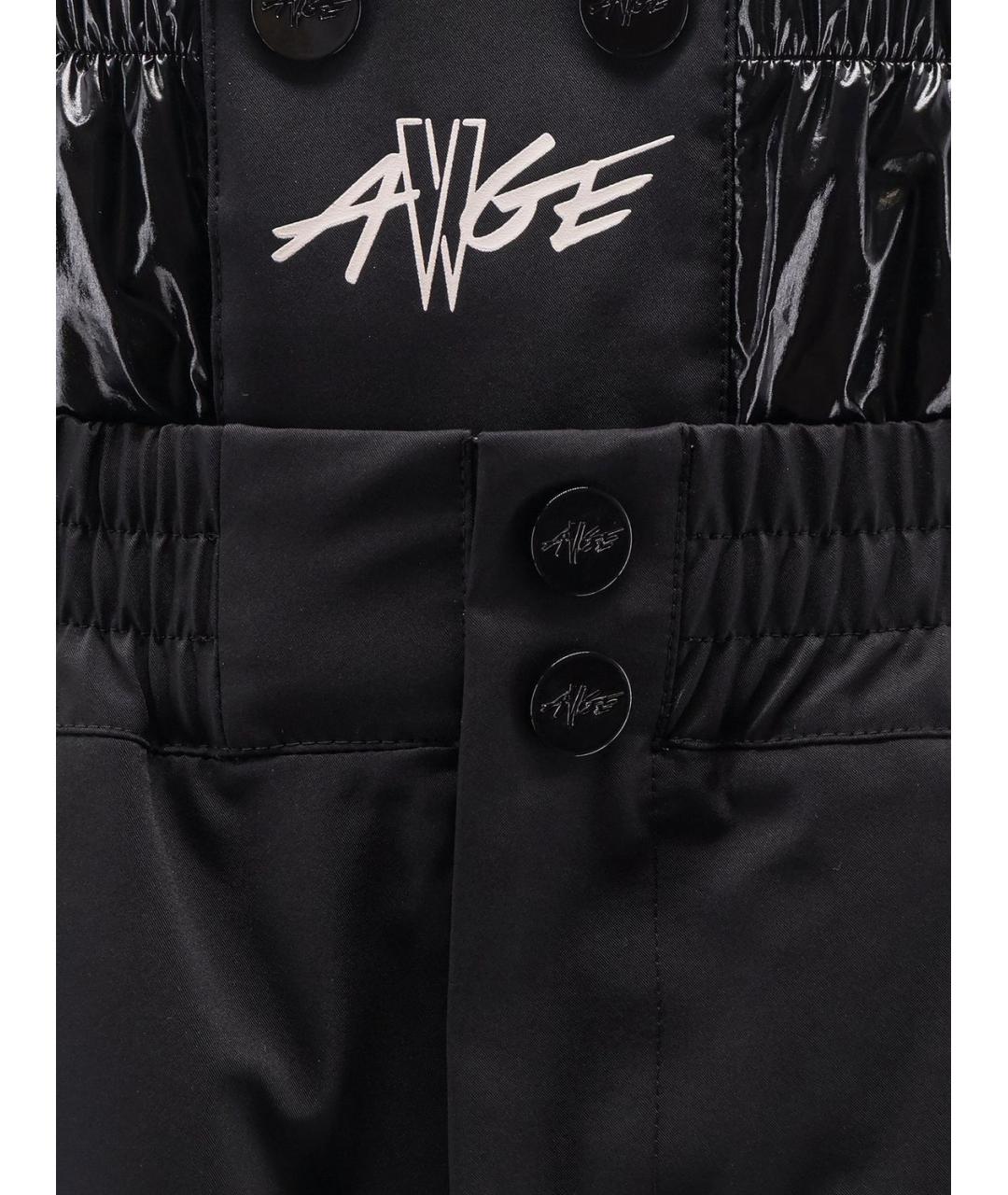 MONCLER Черные полиамидовые шорты, фото 3