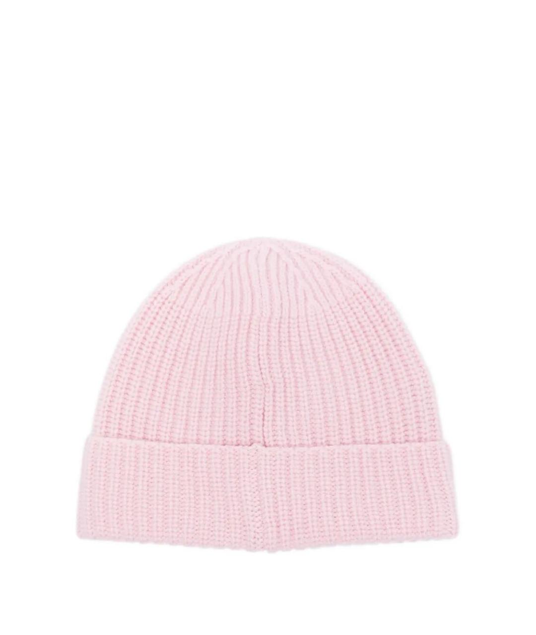 STONE ISLAND Розовая шерстяная шапка, фото 2