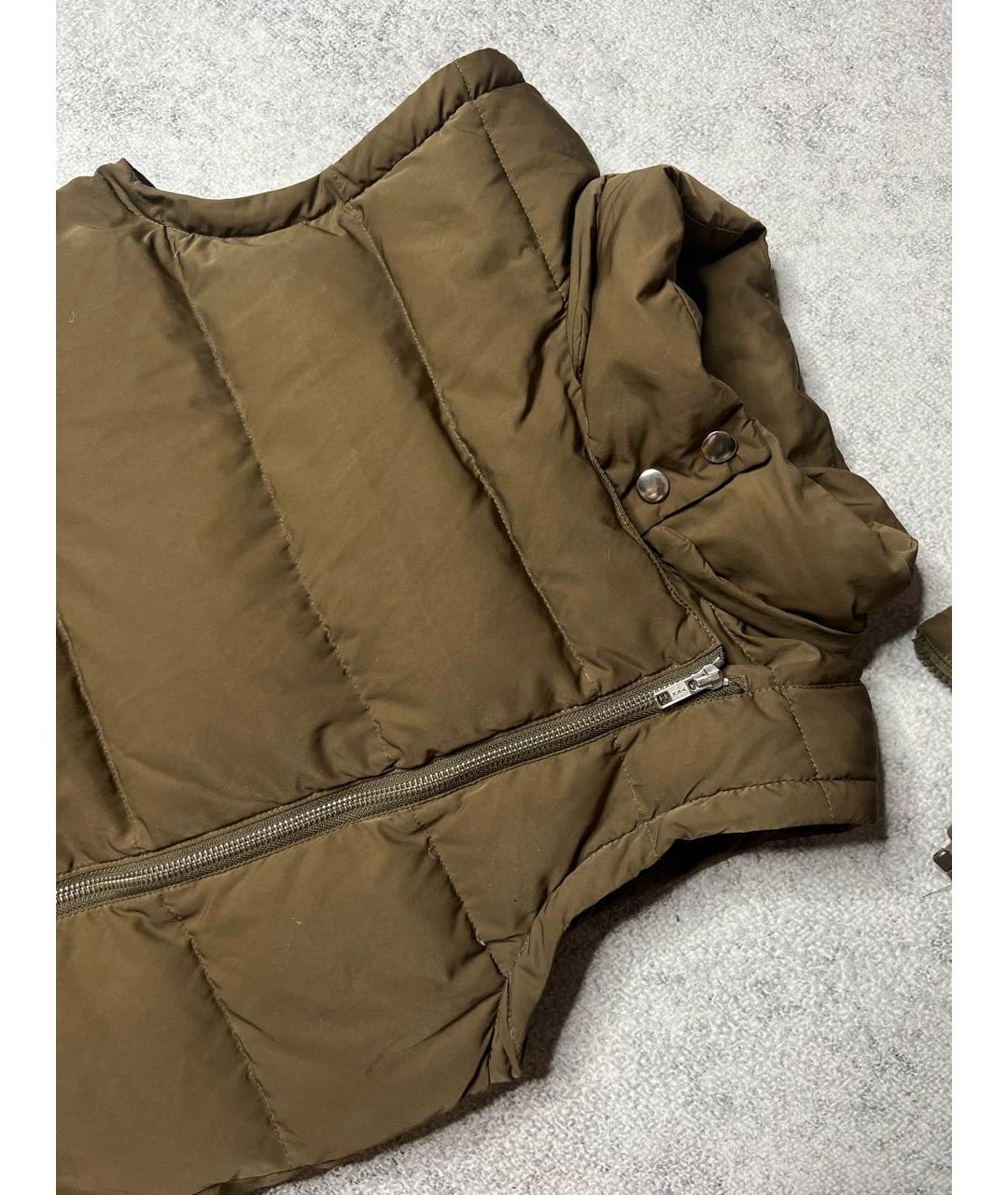 MAJE Хаки полиэстеровый жилет, фото 4