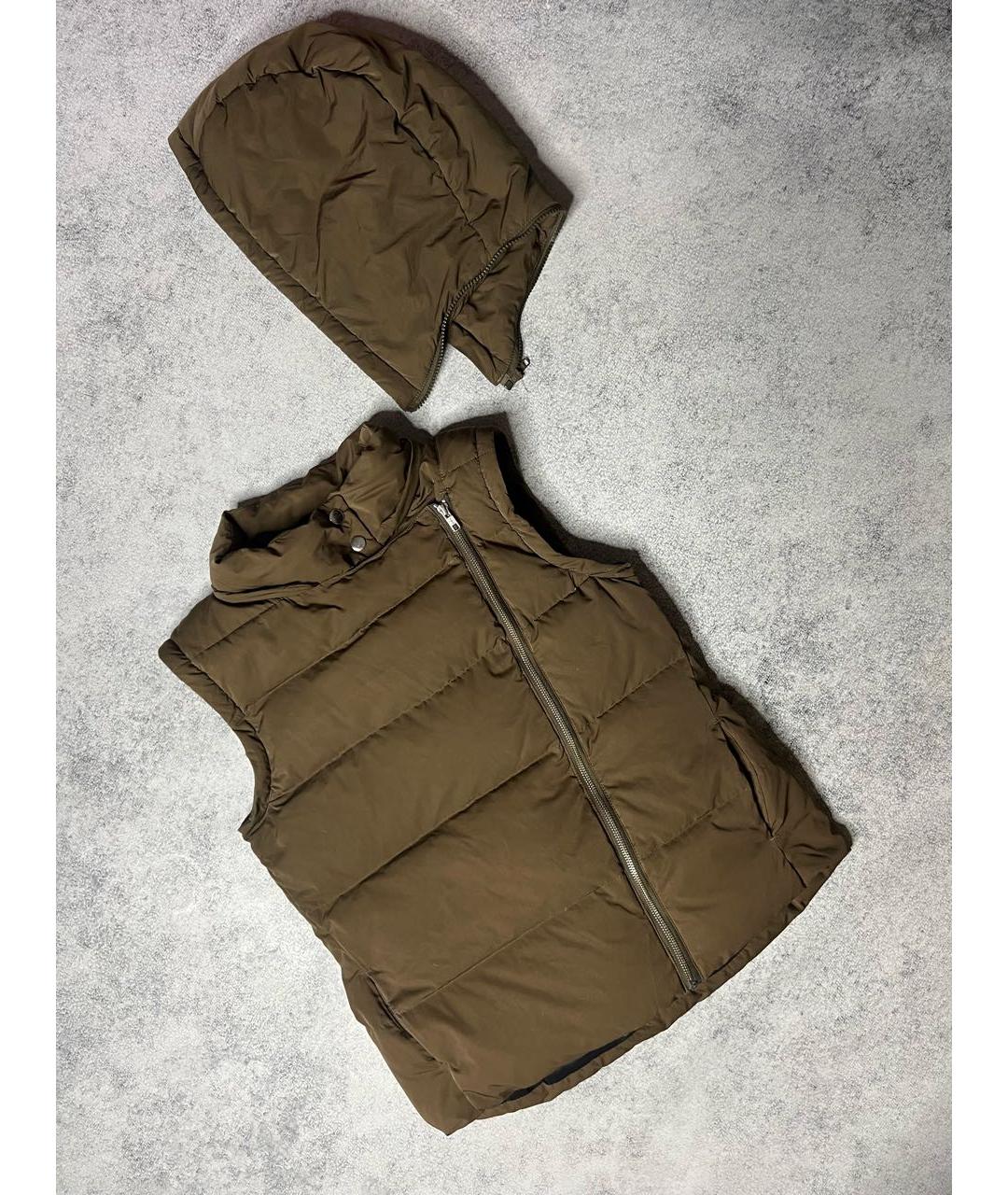 MAJE Хаки полиэстеровый жилет, фото 2