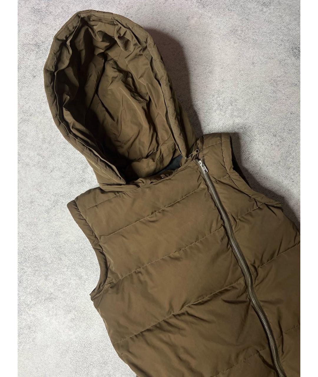 MAJE Хаки полиэстеровый жилет, фото 6