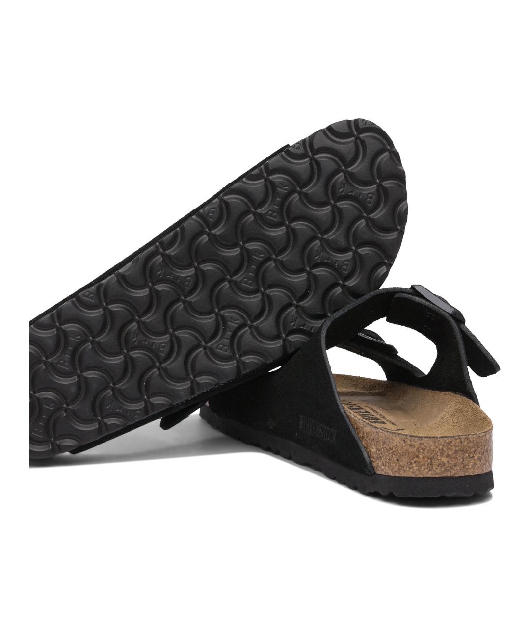 BIRKENSTOCK Черные замшевые сандалии, фото 5