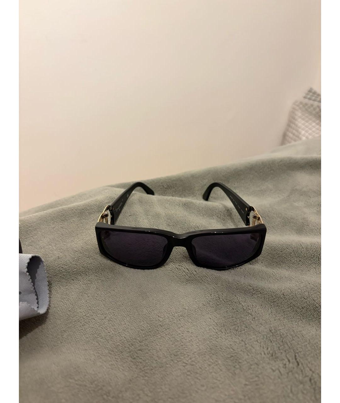 CHANEL Черные пластиковые солнцезащитные очки, фото 4