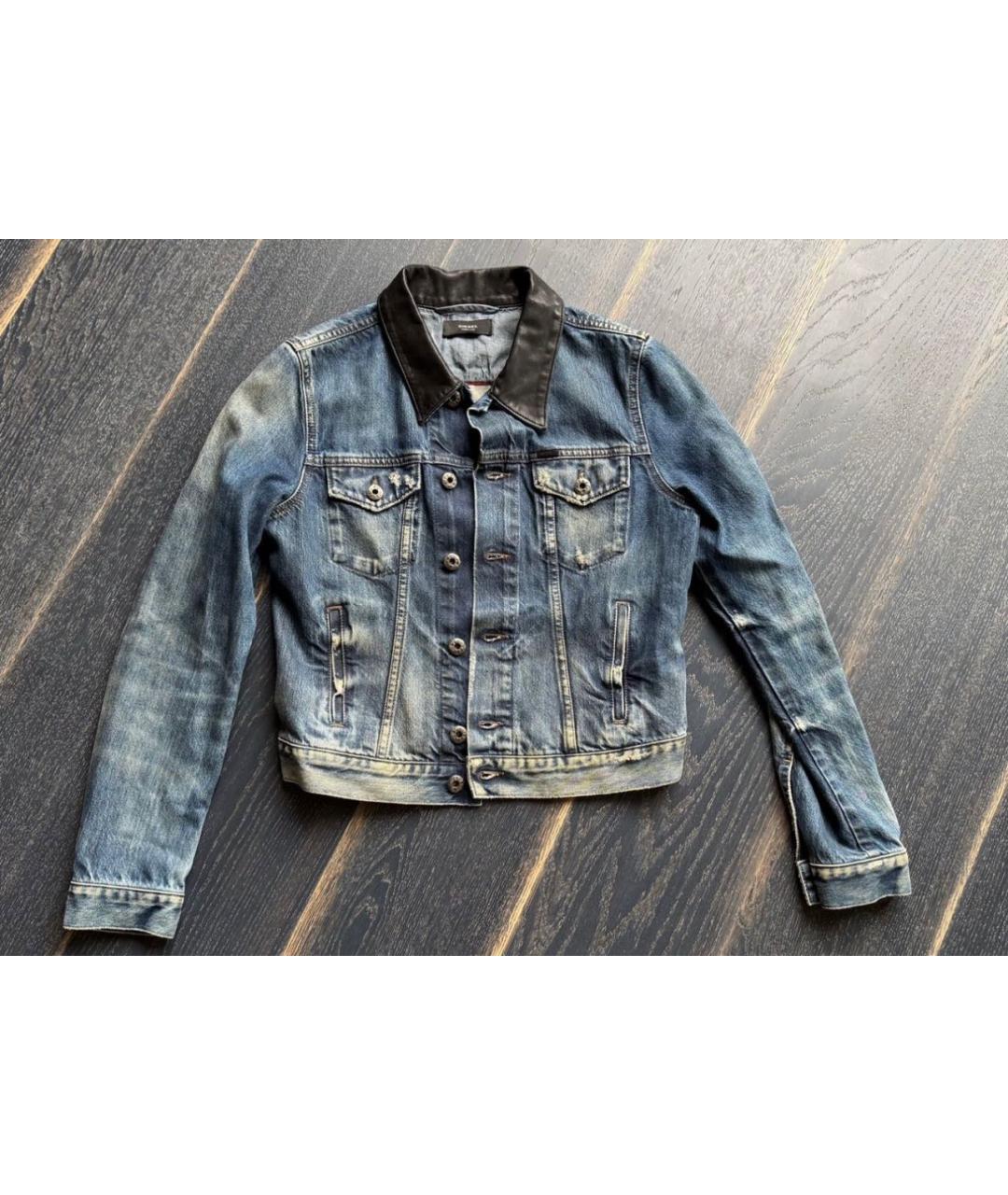 DIESEL Синяя деним куртка, фото 5