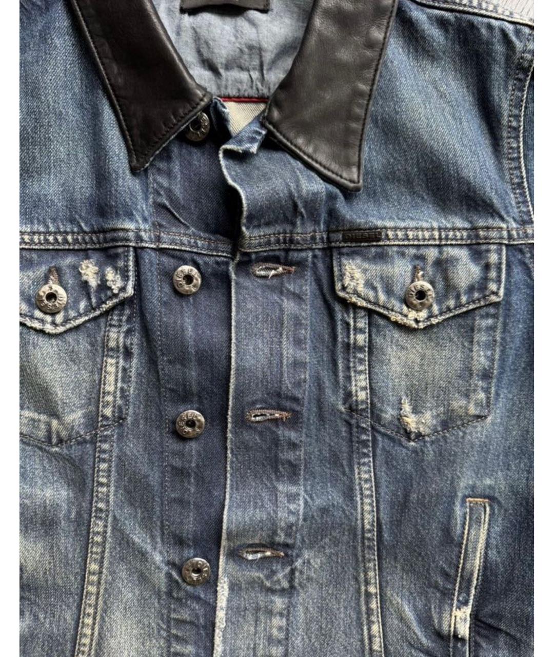 DIESEL Синяя деним куртка, фото 3