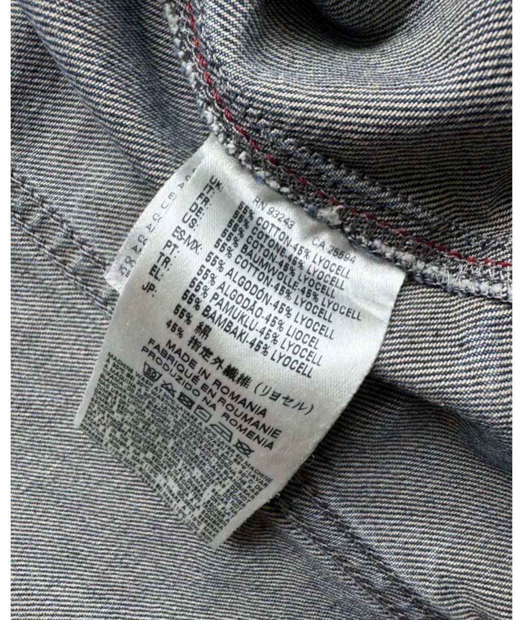 DIESEL Синяя деним куртка, фото 7