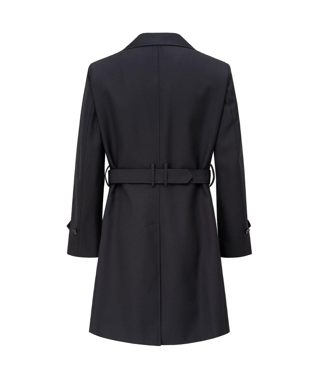 DOLCE&GABBANA Черный полиэстеровый тренч / плащ, фото 2