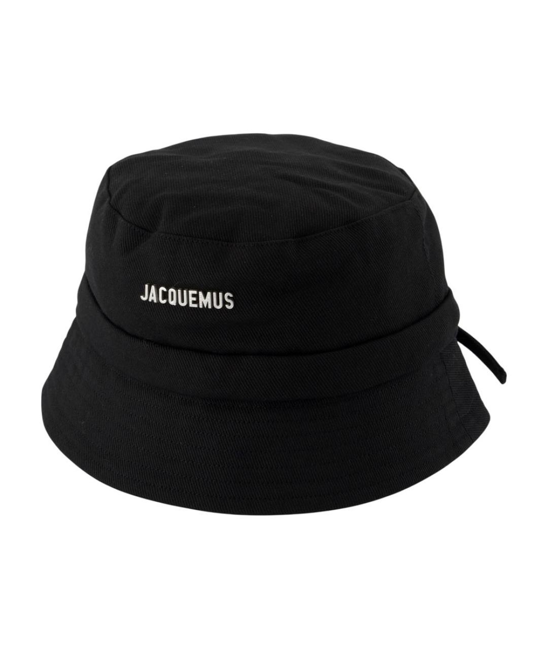 JACQUEMUS Черная хлопковая шляпа, фото 1
