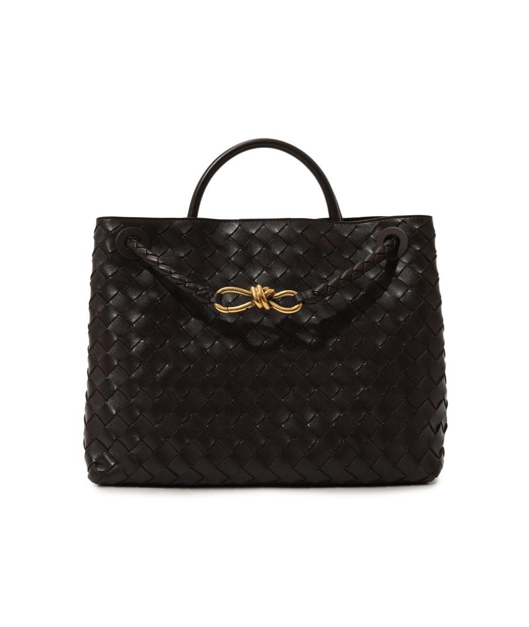 BOTTEGA VENETA Коричневая кожаная сумка через плечо, фото 1