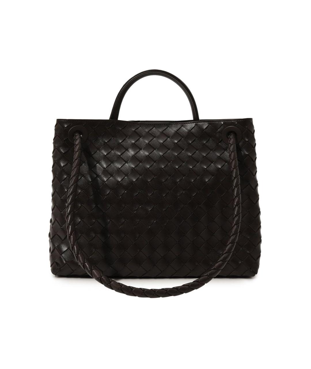 BOTTEGA VENETA Коричневая кожаная сумка через плечо, фото 2