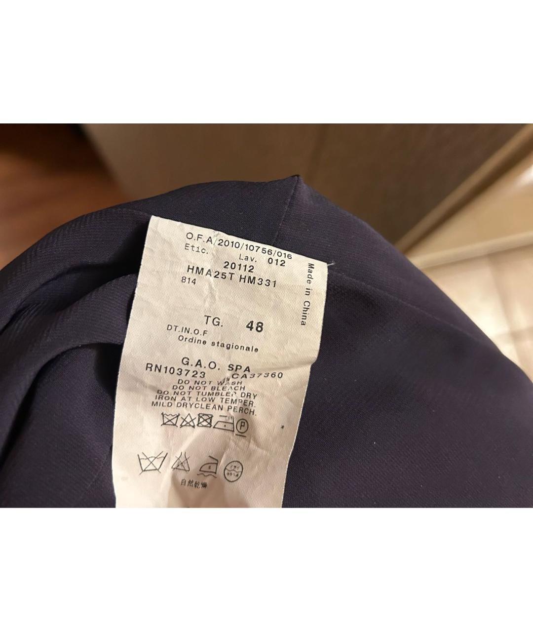 ARMANI COLLEZIONI Фиолетовое шелковое вечернее платье, фото 7